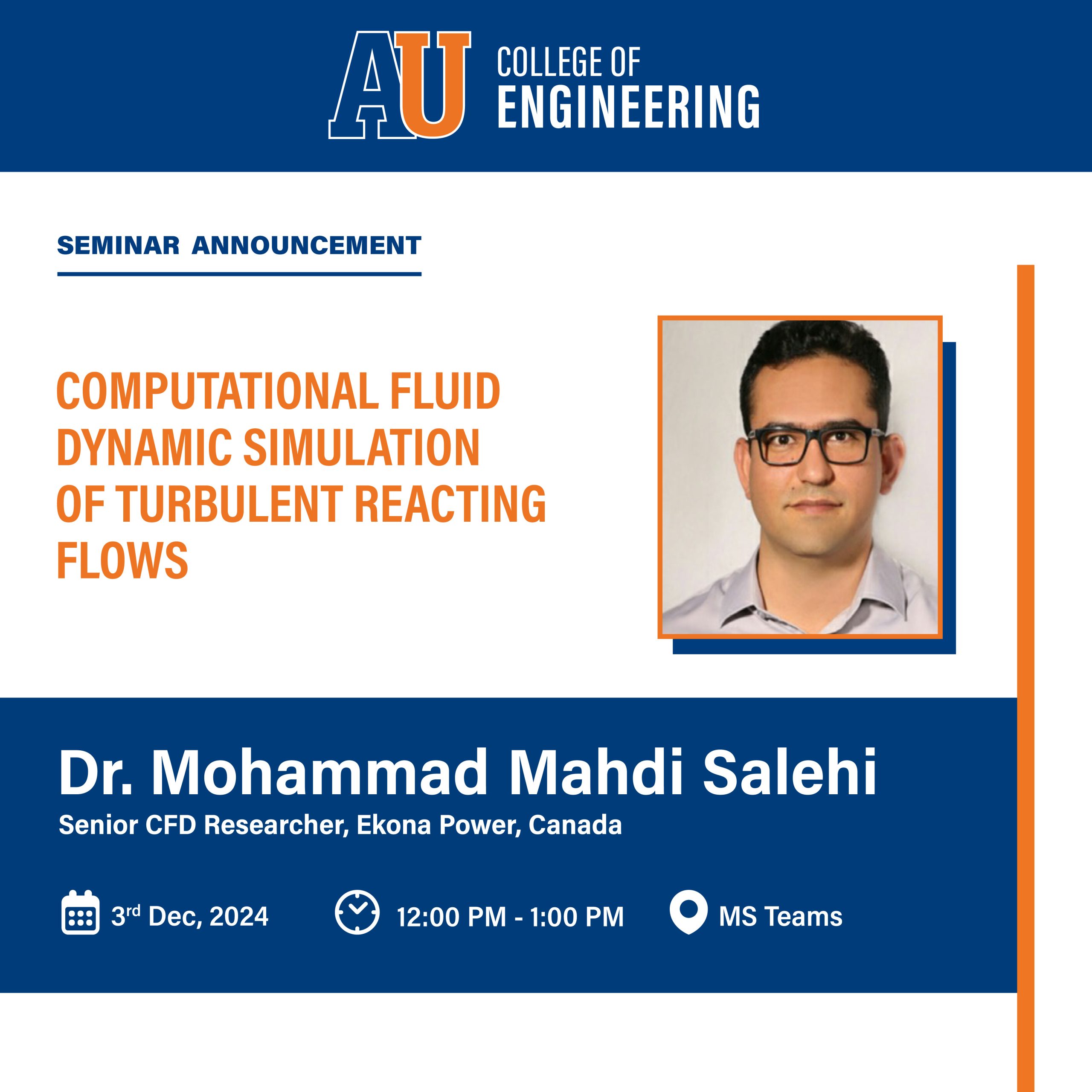 Computational Fluid Dynamic Simulation of Turbulent Reacting Flows